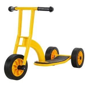 Steel 3-Wheel Kids Scooter professional front view - Premium Steel 3-Wheel Kids Scooter - TF5111